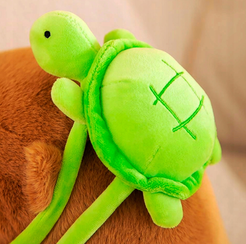 🙉🧸🎁💥 DUŻY MASKOTKA PLUSZOWA PLUSZAK KAPIBARA 100 CM KAPIBARA Z PLECAKIEM PREZENT