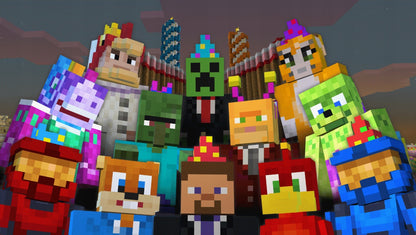 ⚡🎁✨KLOCKI MINECRAFT FIGURKI 12 SZTUK AKCESORIA ZESTAW FIGUREK DLA DZIECI PREZENT