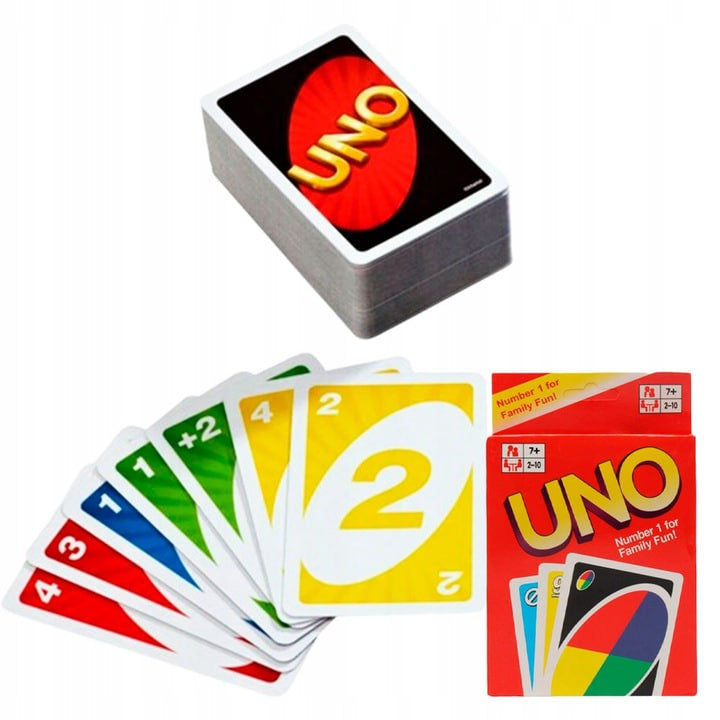 ⚡🎁✨UNO GRA KARCIANA ZESTAW 108KART FLIP GRA RODZINNA ZABAWA PREZENT DLA DZIECI