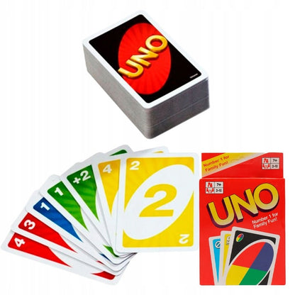 ⚡🎁✨UNO GRA KARCIANA ZESTAW 108KART FLIP GRA RODZINNA ZABAWA PREZENT DLA DZIECI