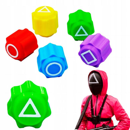 ⚡🎁✨ZESTAW 5 GIER ZE SQUID GAME BILET PEŁEN ZESTAW GRA Z SERII GAME OF SQUID